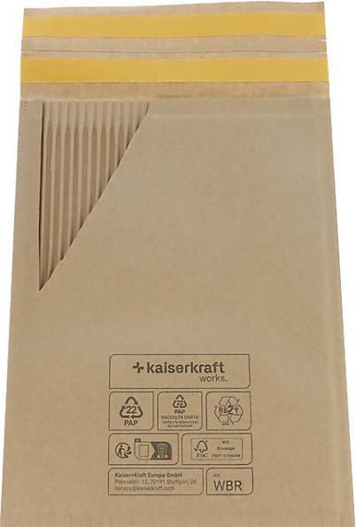 Immagine prodotto kaiserkraft Busta per spedizioni Wavebag™ Return terra (75 x)