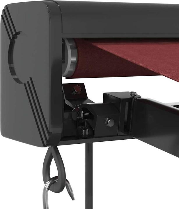 Actual product image VidaXL Markise Gelenkarmmarkise Sonnenmarkise Automatisch Burgunderrot 300x250cm (3 m)