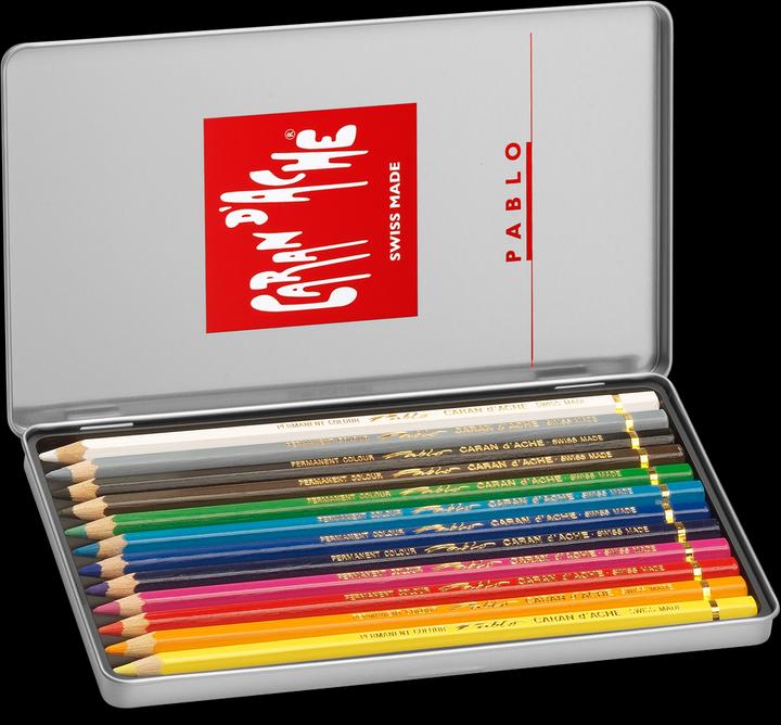 Actual product image Caran d'Ache Pablo Metallschachtel (Multicoloured, 12 x)