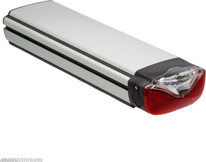 Actual product image BMZ E-Bike Akku GAZELLE Innergy Silver Gepäckträgerakku 36V 8,8Ah (313,9Wh) - Gepäckträger (E-Bike battery)
