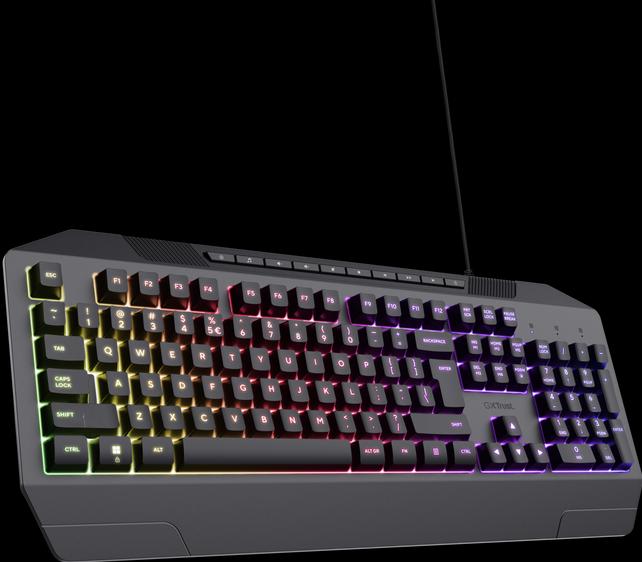 Actual product image Trust Gxt836 Evocx Gaming Keyboard En (DE, Cable)