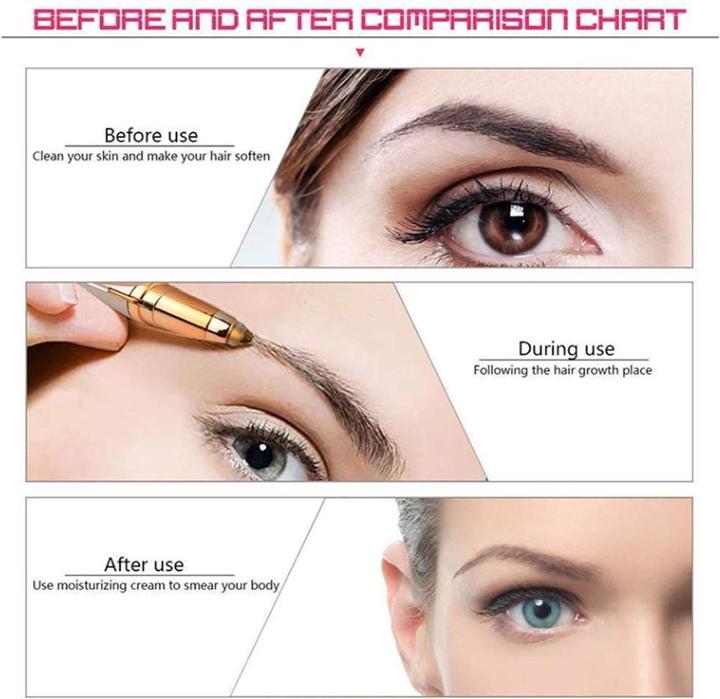 Actual product image Havetime Eyebrow hair remover and face trimmer