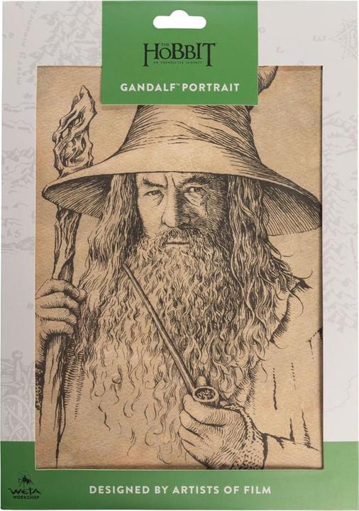 Produktbild Weta Workshop The Lord of the Rings - Portrait of Gandalf The Grey Statue Art Print (21 x 28 cm)