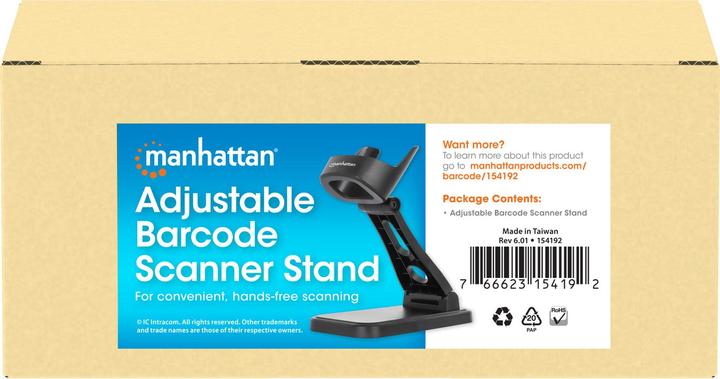 Actual product image Manhattan Adjustable holder for barcode scanners