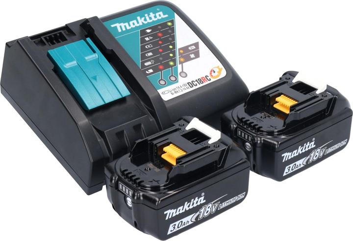 Produktbild Makita DMC 300 RF Akku Winkelschleifer 18 V 76 mm Brushless + 2x Akku 3,0 Ah + Ladegerät (76 mm)