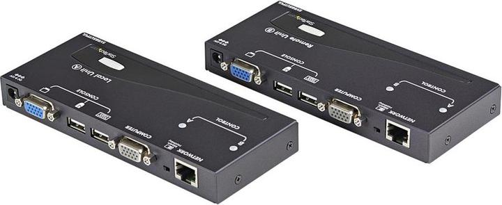 Produktbild StarTech USB VGA KVM Verlängerung bis zu 300m - KVM extender über Cat5 UTP Netzwerkkabel