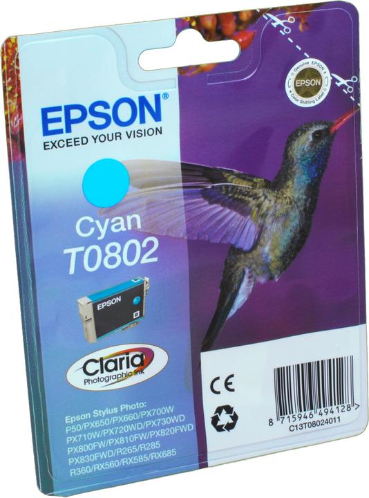 Produktbild Epson T0802 Claria Photographic (C)