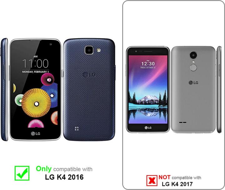 Produktbild Cadorabo TPU Frosted Cover (LG K4)