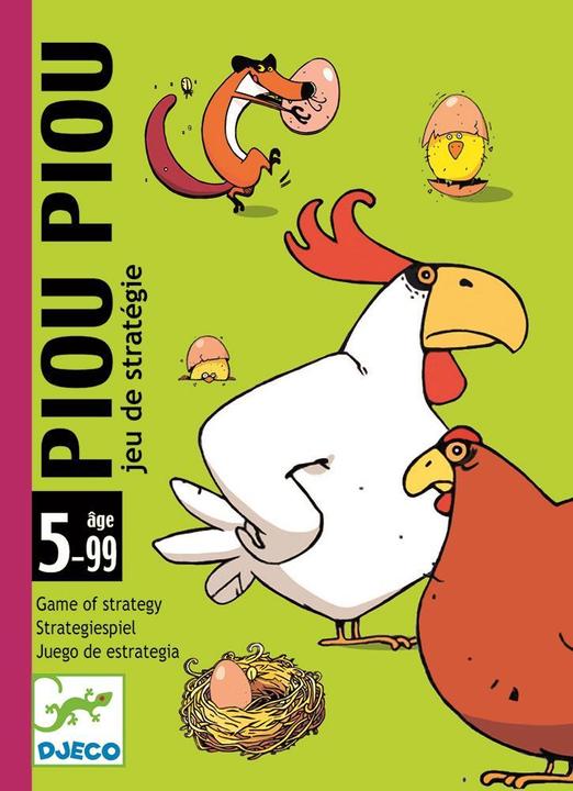 Actual product image Djeco Card game Piou Piou (French, German, Dutch, Italian, Danish, English)