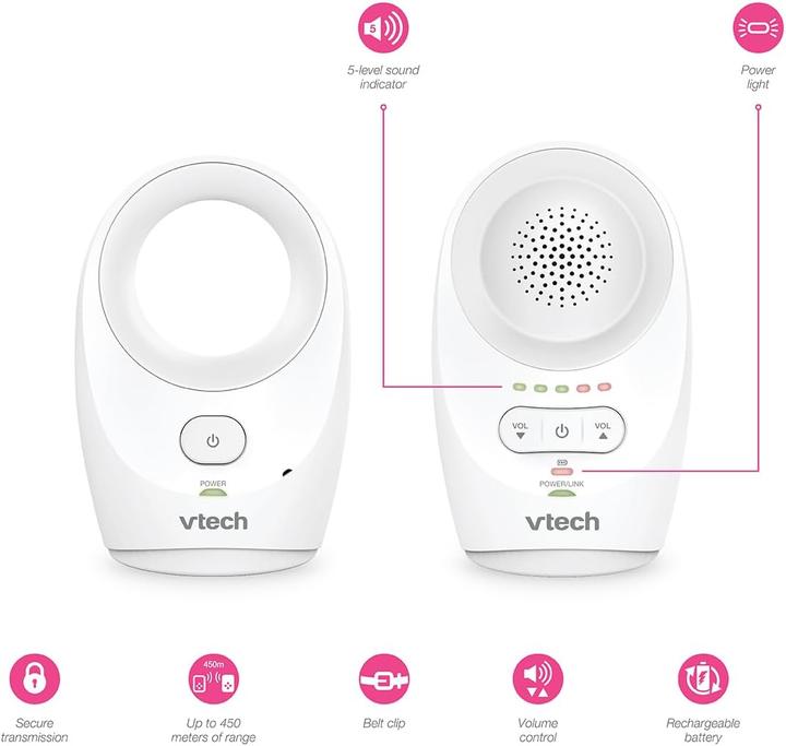 Immagine prodotto VTech DM1111 (Audio del baby monitor, 460 m)