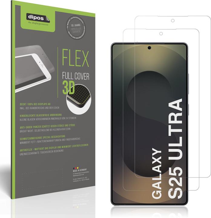 Immagine prodotto Dipos Full-Cover Pellicola Protettiva opaco (1 Pezzo/i, Samsung Galaxy S25 Ultra)