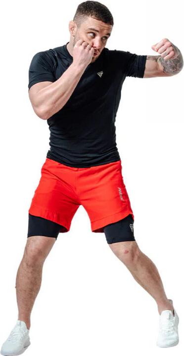 Rdx SHORTS MMA T16 ROUGE/NOIR-M (M)
