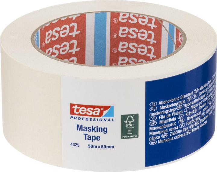 Produktbild tesa tesakrepp® Abdeckband Standard 50m:50mm (50 mm)