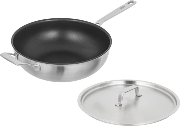 Kuhn Rikon Culinary Fiverply (28 cm, Wok Pfanne, Aluminium, Edelstahl)