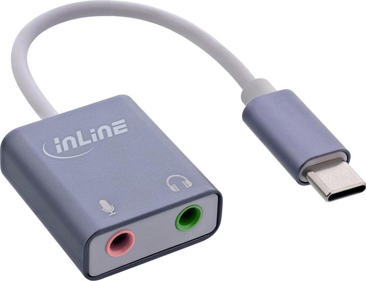 Produktbild InLine USB Audio Soundadapter (USB-C)