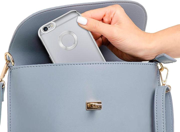 Produktbild Cadorabo TPU Hülle Chrome mit Kameraschutz für Apple iPhone 6 / 6S (Apple iPhone 6)