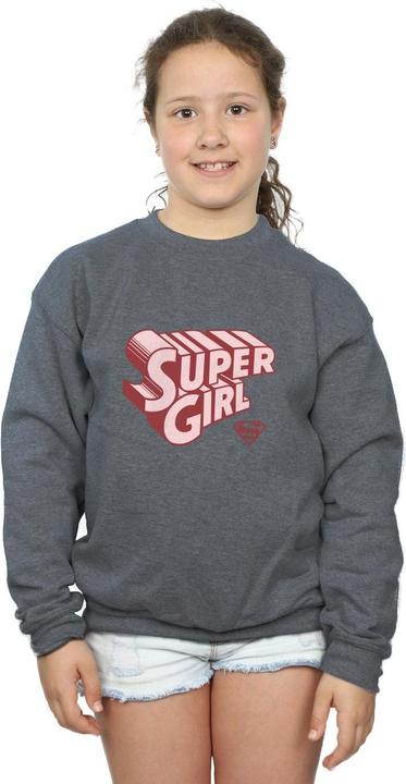 Image du produit - Sweat SUPERGIRL RETRO LOGO - Fille (104)