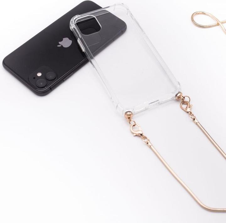 Actual product image Evelatus iPhone 11 Pro Silicone TPU Transparent with Necklace Strap Pro (Apple iPhone 11 Pro)