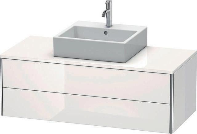 Produktbild Duravit Waschtischunterbau XSQUARE 400x1000x548mm flannel grey hochglanz (100 x 40 x 55 cm)