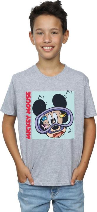 Actual product image Disney Boys Mickey Mouse Under Water T-Shirt (128)