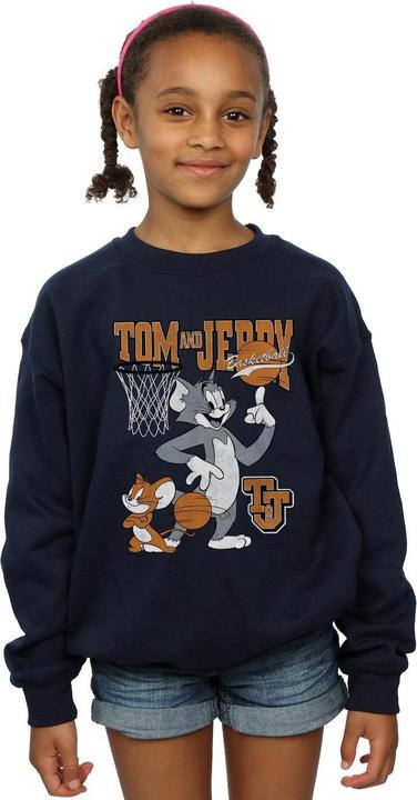 Produktbild Tom & Jerry Spinning Basketball Sweatshirt Mädchen (140, 146)