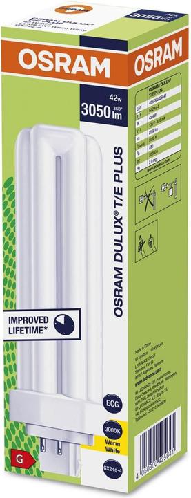 Produktbild Osram Dulux (GX24q-4, 42 W, 3200 lm, 1 x, G)