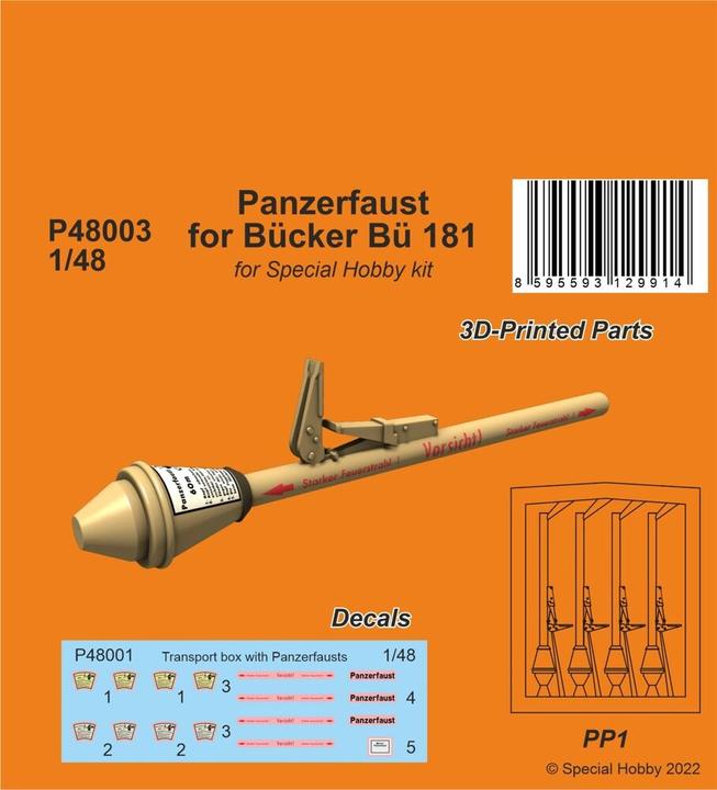 Produktbild CMK Panzerfaust for Bücker Bü 181