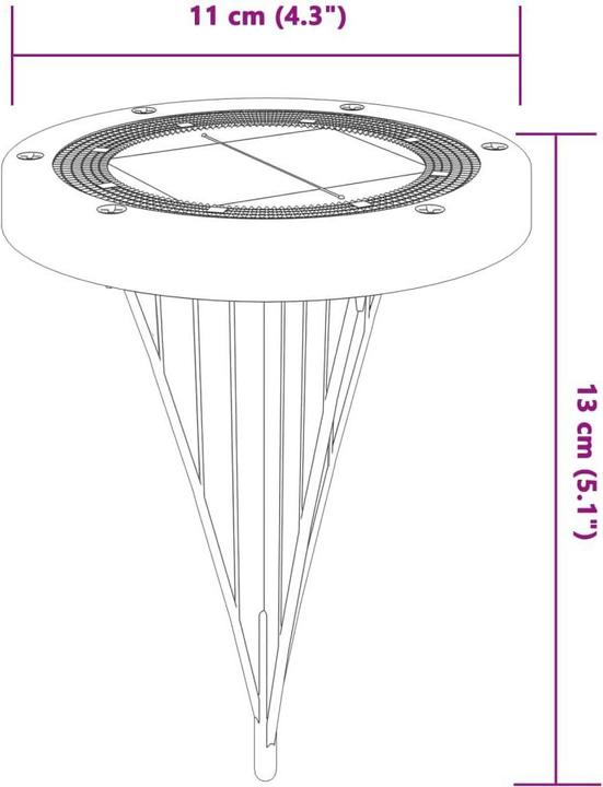 Produktbild VidaXL Kuno (10 lm, IP65)