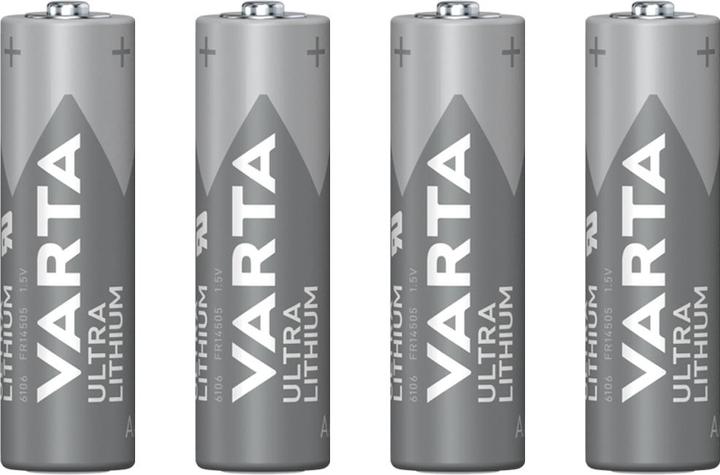 Actual product image Varta ULTRA Lithium (4 pcs., AA, 3000 mAh)