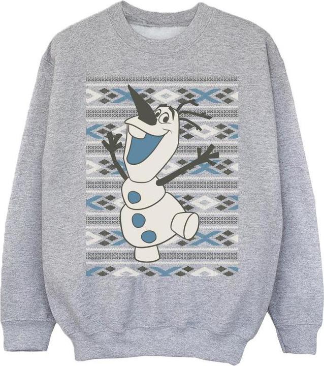 Actual product image Disney Boys Frozen Christmas Olaf Smile Sweatshirt (152, 158)