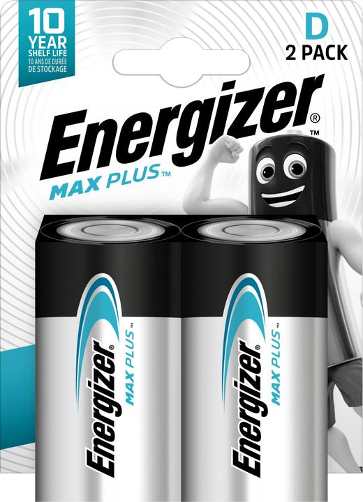 Produktbild Energizer Max Plus Alkaline (2 Stk., D, 16500 mAh)