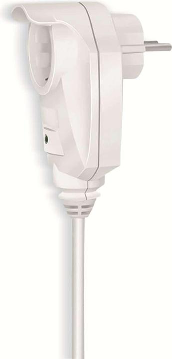 Actual product image LogiLink Power strip 7-way + switch, 6x CEE 7/3 + 1 through plug, 2 m (6 x, CEE 7/3, 2 m)