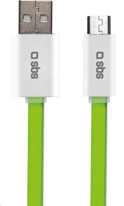 Image du produit SBS Câble plat de chargement Micro-USB (1.50 m)