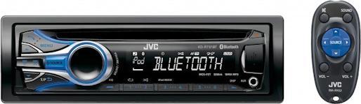 Produktbild JVC KD-R731BT, CD-Autoradio, AUX, 2x USB, iPod, Bluetooth