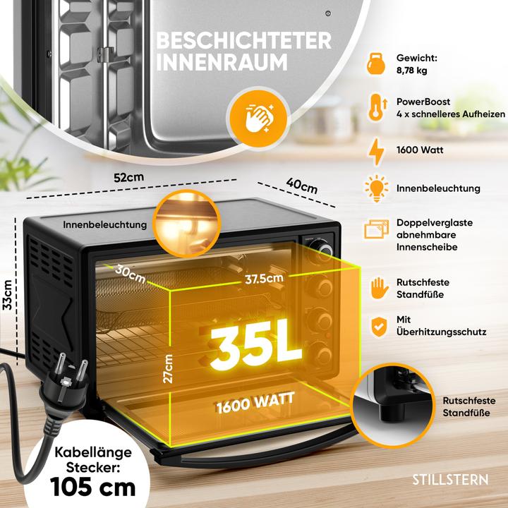 Actual product image Stillstern Mini oven (CH plug)