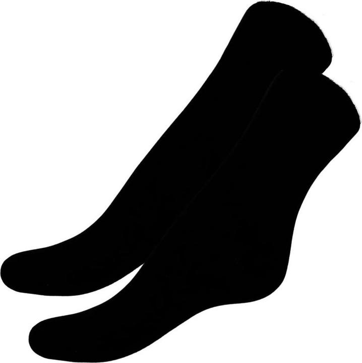 Actual product image JTI Bamboo socks - Black - 2-pack - Size. 41-45 (pack of 2, 41 - 45)