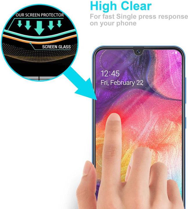 Produktbild Cadorabo Display Schutzglas für Samsung Galaxy A50 4G / A50s / A30s (1 Stück, Samsung Galaxy A50, Samsung Galaxy A30s, Samsung Galaxy A50s)