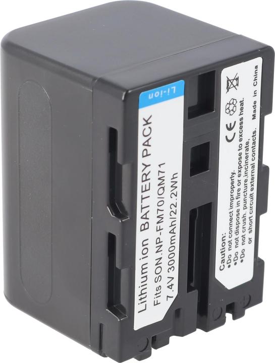 Produktbild AccuCell Akku Sony NP-FM70, CCD-TRV, Sony DCR-DVD (Akku)