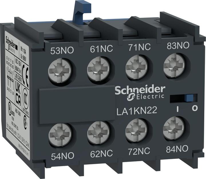 Schneider Electric Modulo contatti ausiliari 1x contatto NA 3x contatto NA
