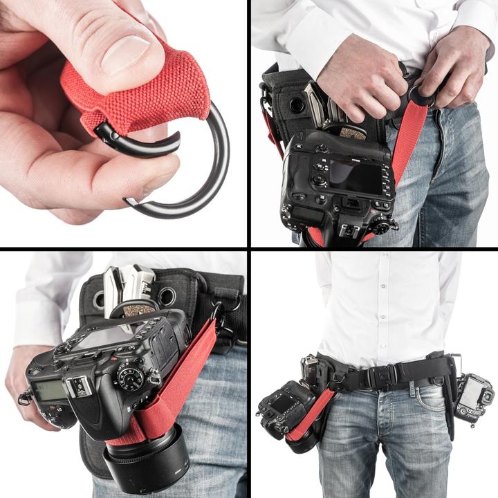 Productafbeelding Walimex pro camera heupriem met 2x V-Dock Argus (Buikriem)