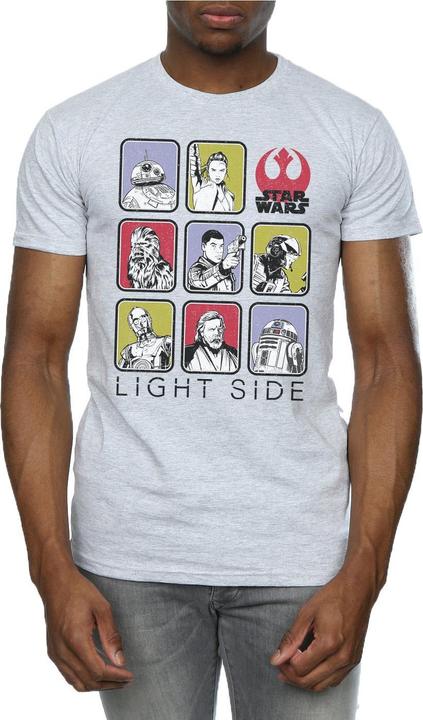 Actual product image Star Wars Mens The Last Jedi Multi Character T-Shirt (M)