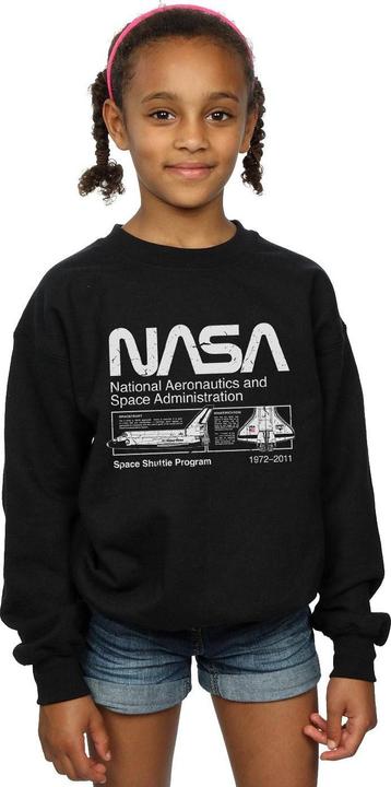 Immagine prodotto Nasa Classic Space Shuttle Felpa Ragazze (140, 146)