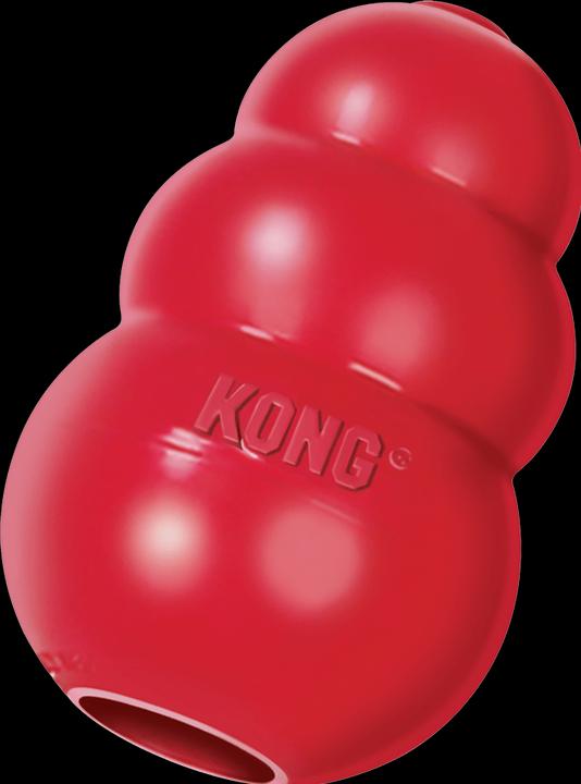Actual product image KONG Classic (Retrieval, Dog food toy, Dog chew toy)