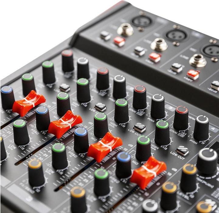 Image du produit Vonyx VM-KG08 - Panneau d'affichage 8 canaux Bluetooth, DSP, lecteur mp3 et interface audio USB (Studio et mixeur live)