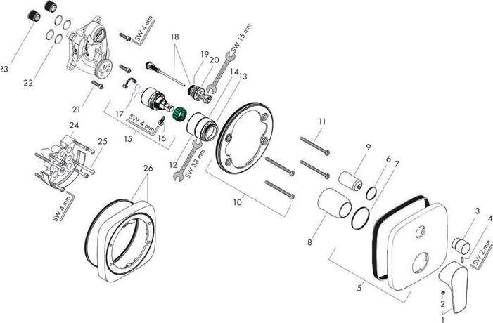 Produktbild hansgrohe Talis E Chrom