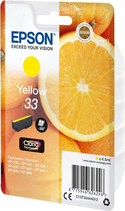 Image du produit Epson 33 Claria Premium (Y)
