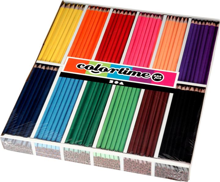 Immagine prodotto Creativ Company Driehoekige Kleurpotloden - Basiskleuren, 288. (Colori assortiti, 288 x)