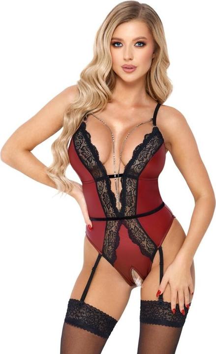 Produktbild Abierta Fina Body rot/schwarz XL (XL)