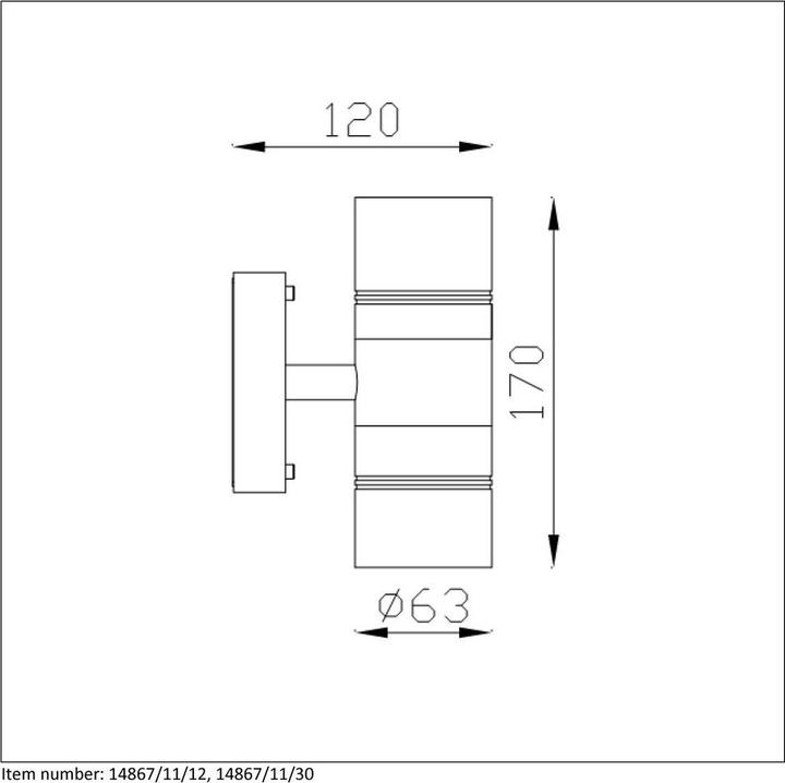 Produktbild Lucide Arne (350 lm, GU10, IP44)