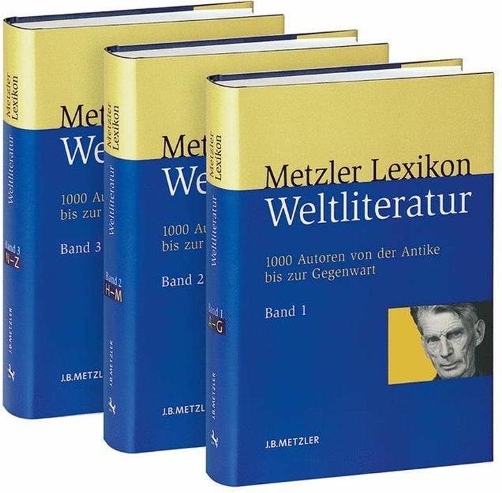 Produktbild Metzler Lexikon Weltliteratur (Deutsch, Axel Ruckaberle, 2006)